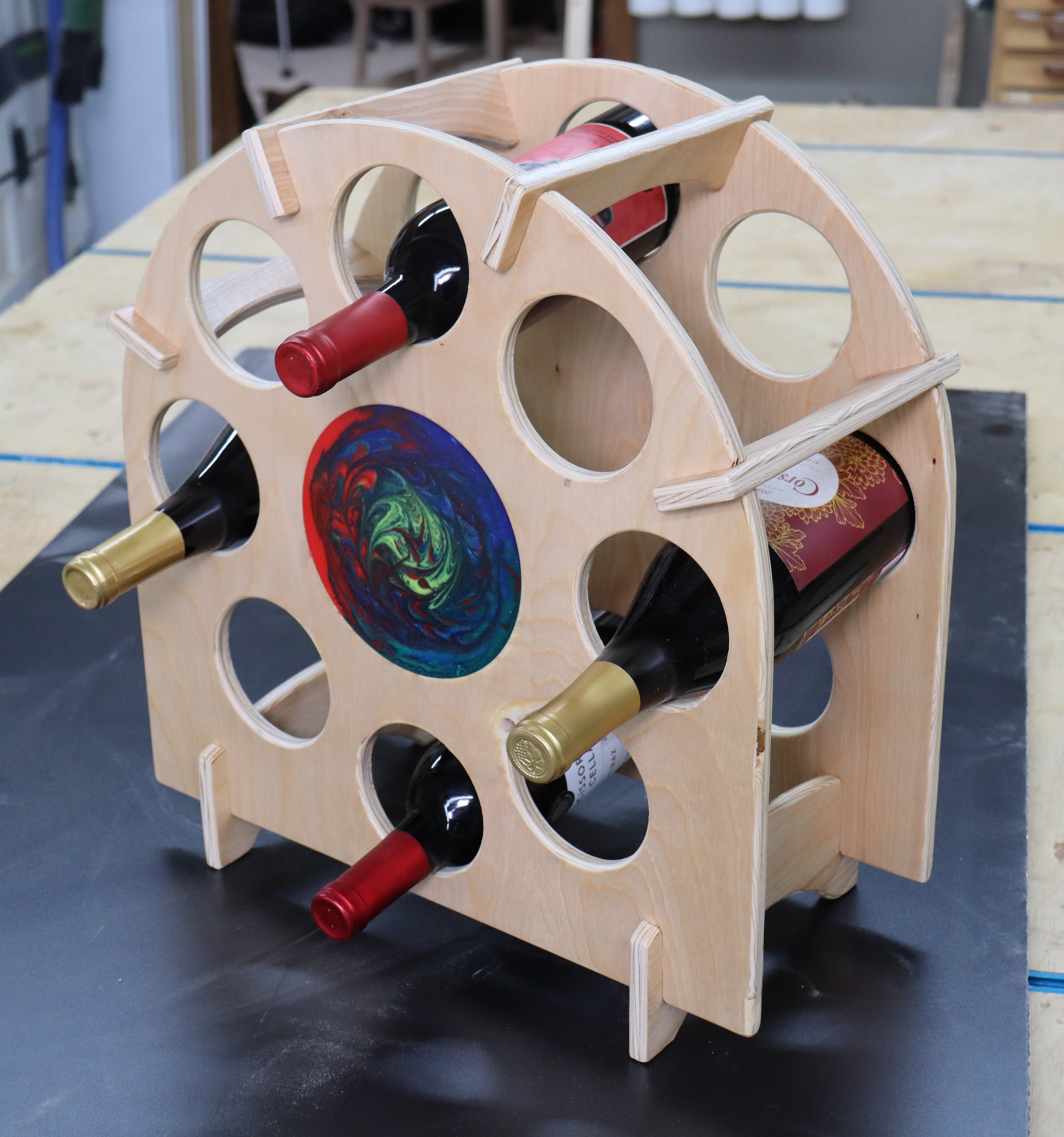 How to Create a Wooden Wine Rack with a CNC Machine