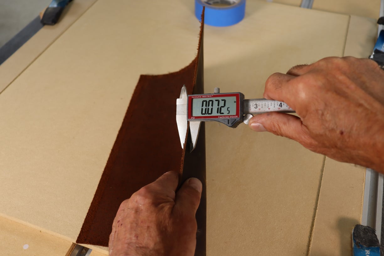 Leather Thickness Measurement CNC Drag Knife