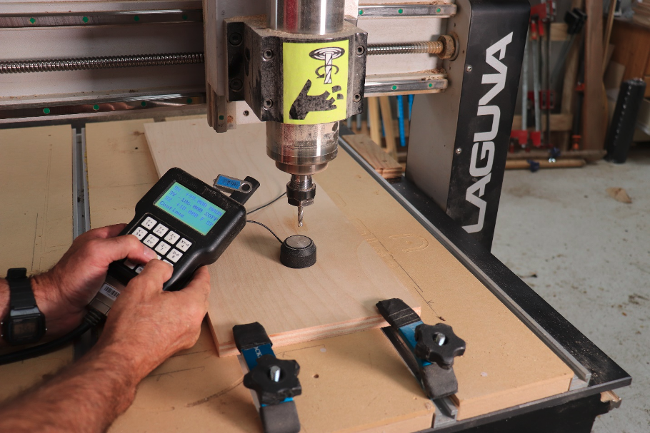 how to calibrate a cnc with a touch plate