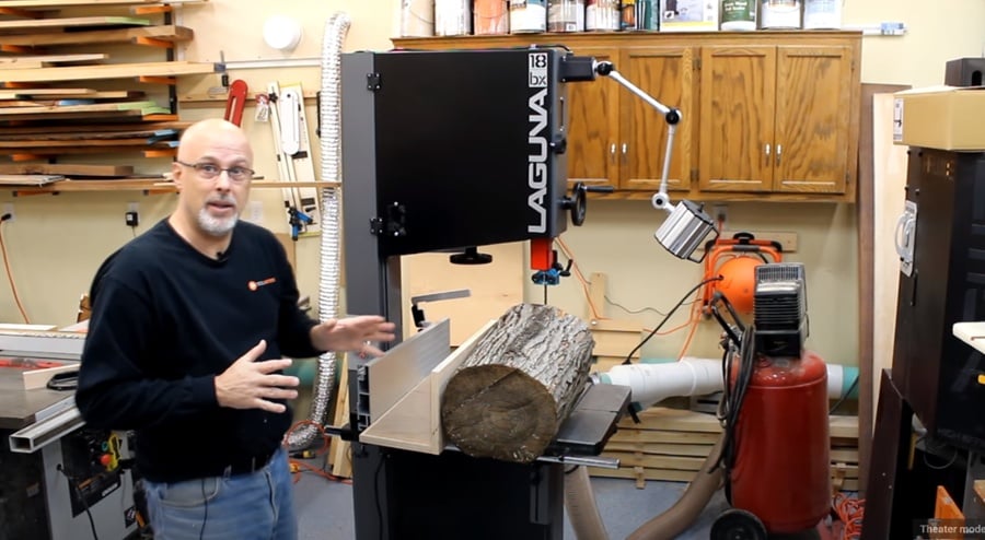 Slicing Logs into Lumber on your Bandsaw