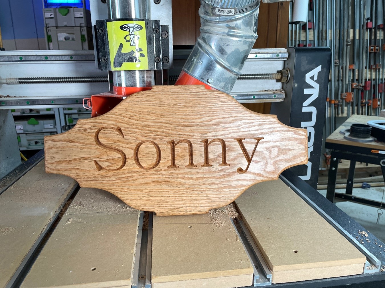 make a custom plaque on your laguna cnc router main image