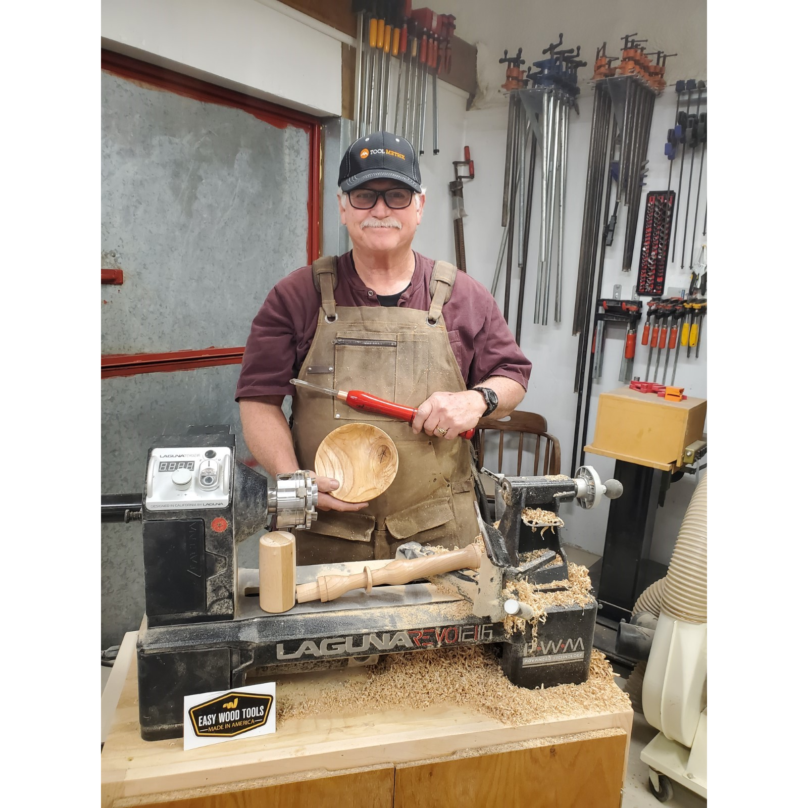 woodturning projects on a 1216 Revo Laguna lathe