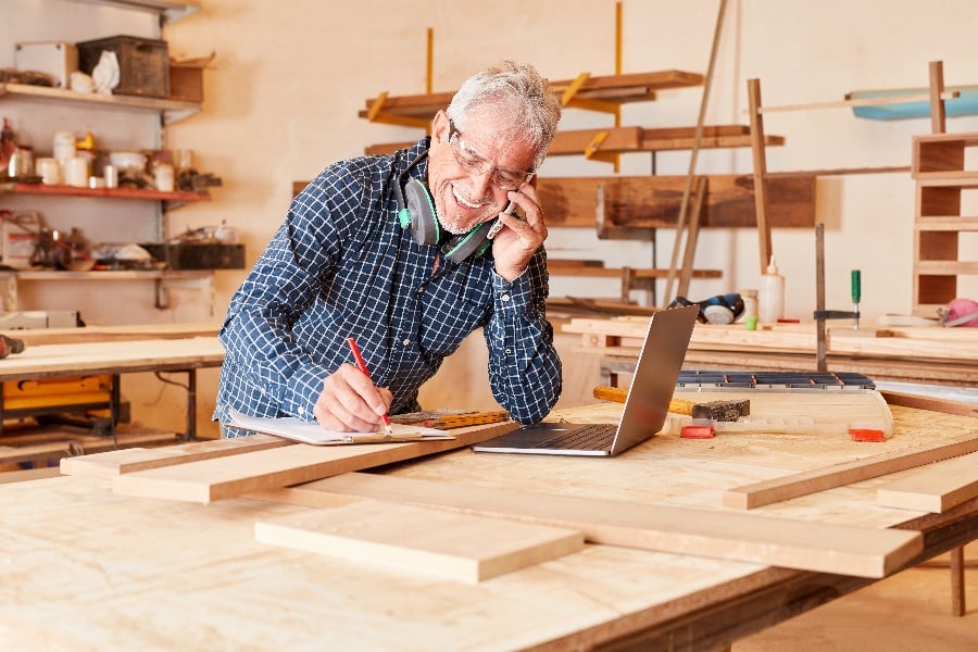 Premium Photo  Carpenter woodwork and furniture making in carpentry  workshop